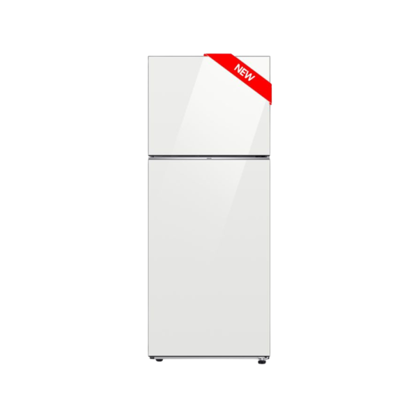 SAMSUNG Fridge, 415L, 2 Door Top Mount Freezer No Frost (Frost Free), White