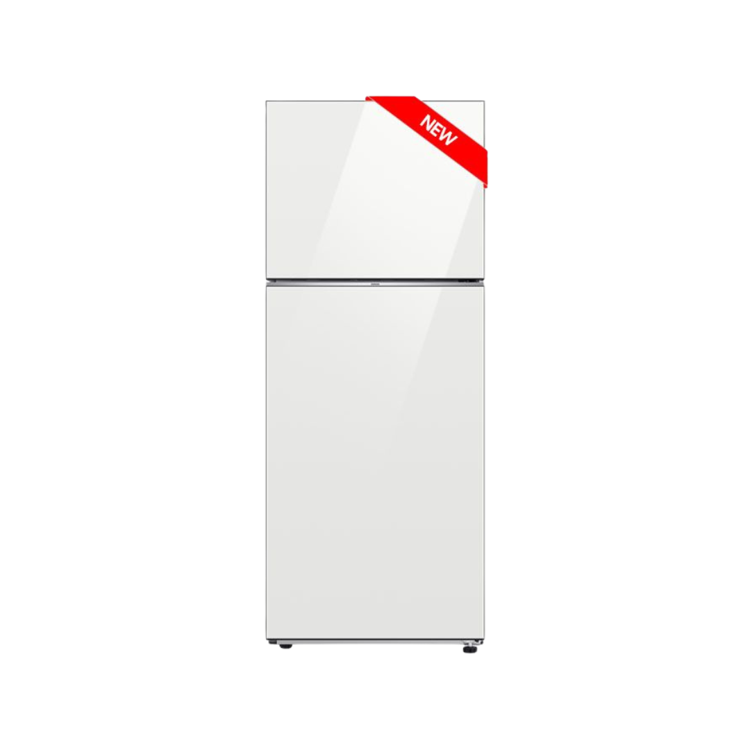 SAMSUNG Fridge, 415L, 2 Door Top Mount Freezer No Frost (Frost Free), White