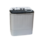 MIKA Washing Machine, 6kg, Semi Automatic, Twin Tub, White & Grey