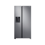 SAMSUNG Fridge, 635L, 2 Door Side By Side No Frost (Frost Free), Silver