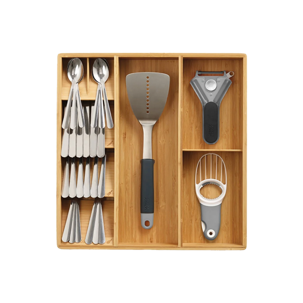 JOSEPH JOSEPH Drawer Store Bamboo Cutlery Gadget Org