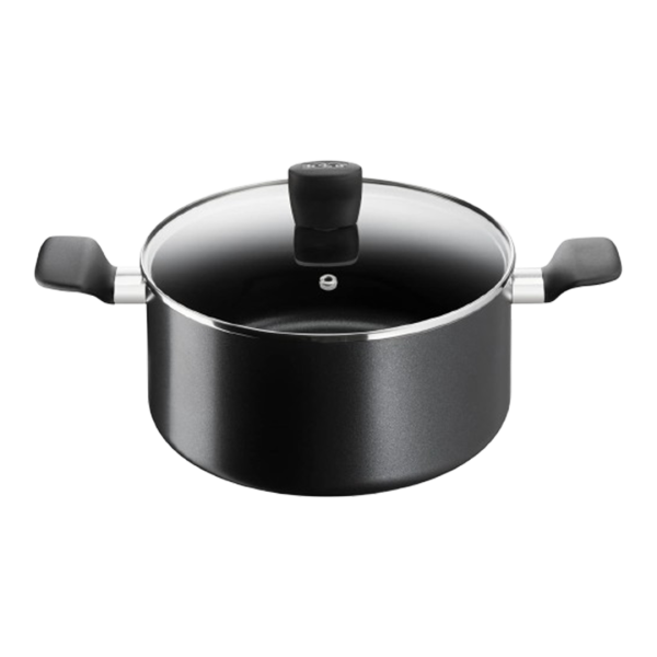 TEFAL Super Cook Aluminium Non Stick Ptfe Stew Pot 24 Cm + Lid