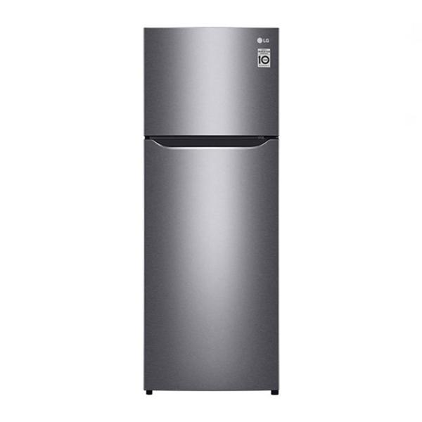 LG Fridge, 209L, 2 Door Top Mount Freezer Defrost (Direct Cool), Shiny Silver