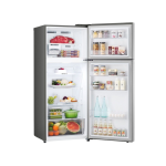 LG Fridge 375L, 2 Door Top Mount Freezer No Frost (Frost Free), Silver