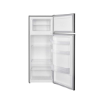 BEKO Fridge, 205L, 2 Door Top Mount Freezer Defrost (Direct Cool), Inox Silver