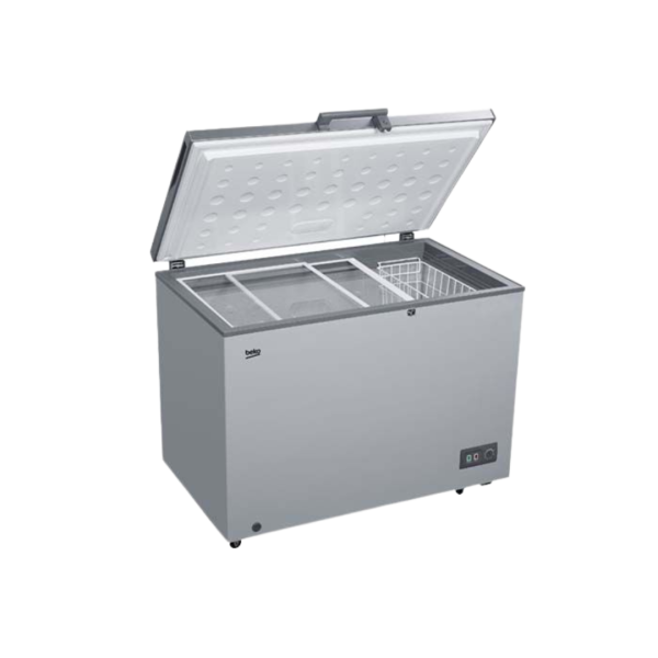 BEKO Chest Freezer, 316L, Aluminium Inner, Silver