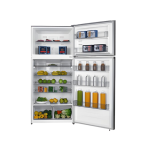 MIKA Fridge, 635L, 2 Door Top Mount Freezer No Frost (Frost Free), INVERTER Compressor, Inox Line Brush