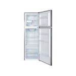 MIKA Fridge, 255L, 2 Door Top Mount Freezer No Frost (Frost Free), Dark Matt SS