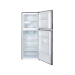 MIKA Fridge, 202L, 2 Door Top Mount Freezer No Frost (Frost Free), Dark Matt SS