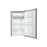 MIKA Fridge, 93L, Single Door Defrost (Direct Cool), Silver Brush