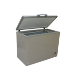 MIKA Chest Freezer, 280L, Aluminium Inner, Silver Grey