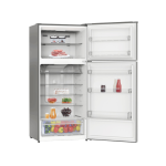 BEKO Fridge, 490L, 2 Door Top Mount Freezer No Frost (Frost Free), Silver