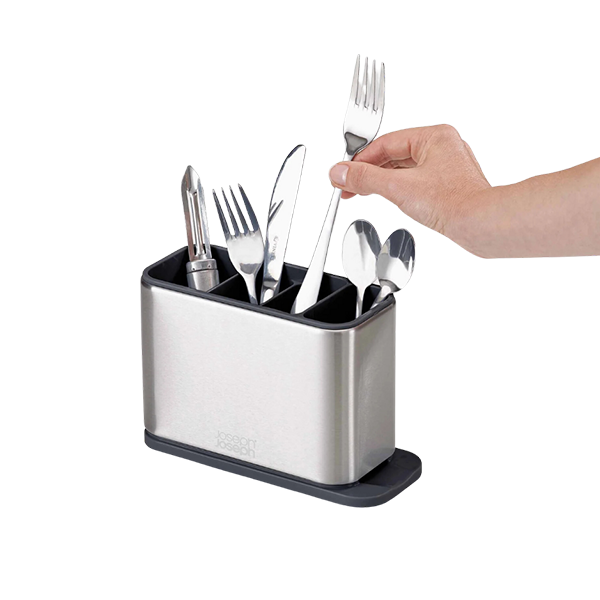 JOSEPH JOSEPH Surface Stainless-Steel Cutlery Drainer