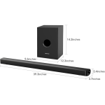 HISENSE 320W Soundbar with Wireless Subwoofer , BT, DOLBY AUDIO,  3 Preset Mode, Deep Bass