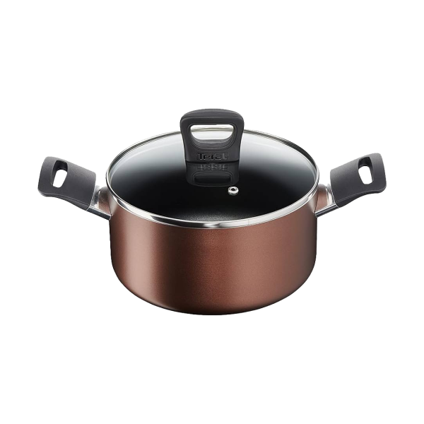 TEFAL Super Cook Aluminium Non Stick Ptfe  Stew Pot 22 Cm + Lid