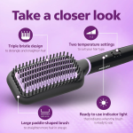 PHILIPS Reveal naturally straight, beautifully shiny hair in just 5 minutes. Our ThermoProtect technol