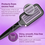 PHILIPS Reveal naturally straight, beautifully shiny hair in just 5 minutes. Our ThermoProtect technol