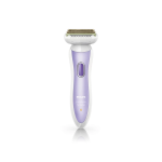 PHILIPS High end ladyshave,
Doublefoilshav inghead,piv otinghead,rechargeable,aloev eras trip