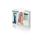 PHILIPS High end ladyshave,
Doublefoilshav inghead,piv otinghead,rechargeable,aloev eras trip