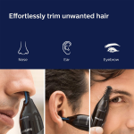 PHILIPS Nose Trimmer  Series 3000 - Trim nose, ear & brows hair with maximum comfort,  Precision Trim