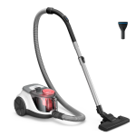 PHILIPS Vacuum Cleaner, Canister, Bagless 1500W