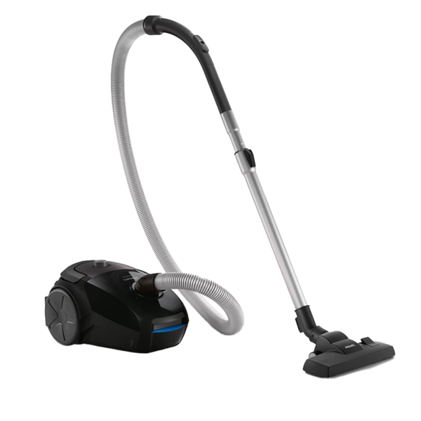 PHILIPS Vacuum Cleaner, Canister Bagged, 1800W, Black