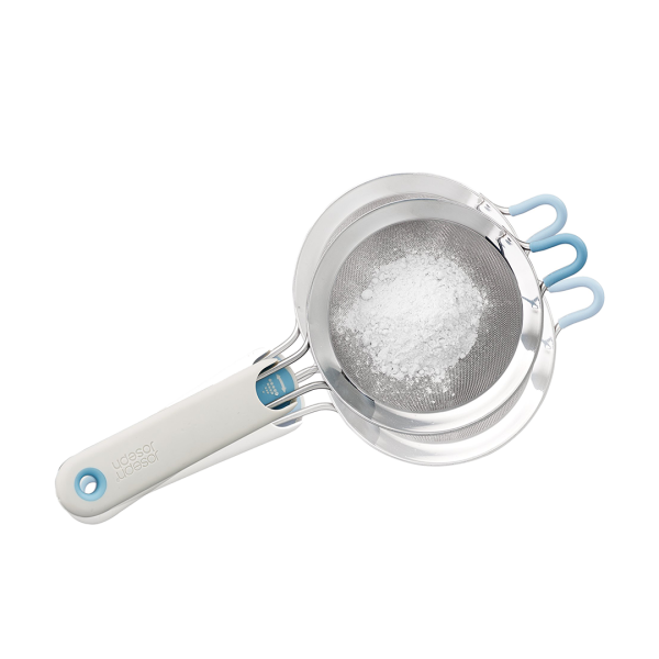 JOSEPH JOSEPH Shake-It Self-Tapping Sieve Large - White