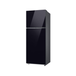 SAMSUNG Fridge, 465L, 2 Door Top Mount Freezer No Frost (Frost Free), Bespoke Clean Black