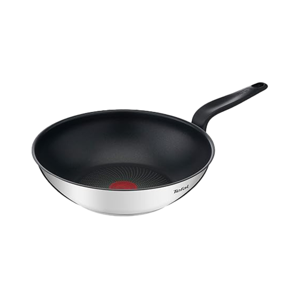 TEFAL Primary Stainless Steel With  Non Stick Interior Coated  Wokpan 28Cm