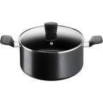 TEFAL Super Cook Aluminium Non Stick Ptfe Stew Pot 24 Cm + Lid