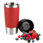 TEFAL Travel Mug, 0.36L, Red Silver