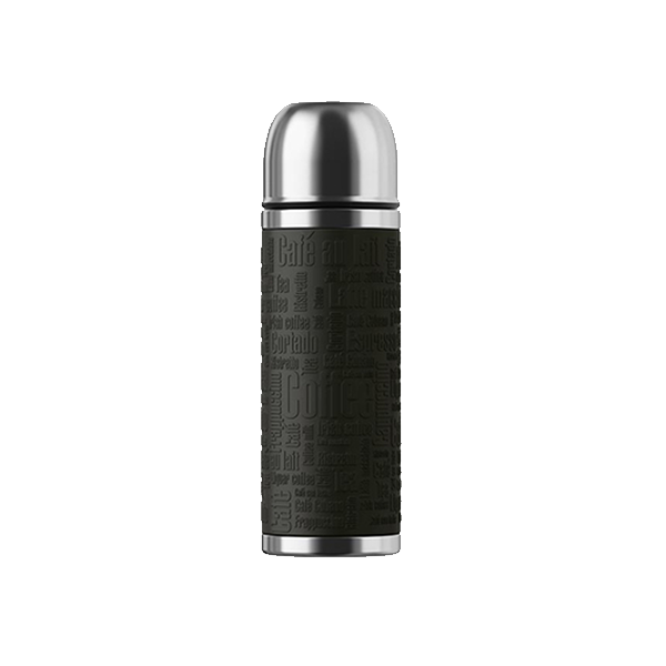 TEFAL Senator Vacuum  Flask, 1L, Black Silver