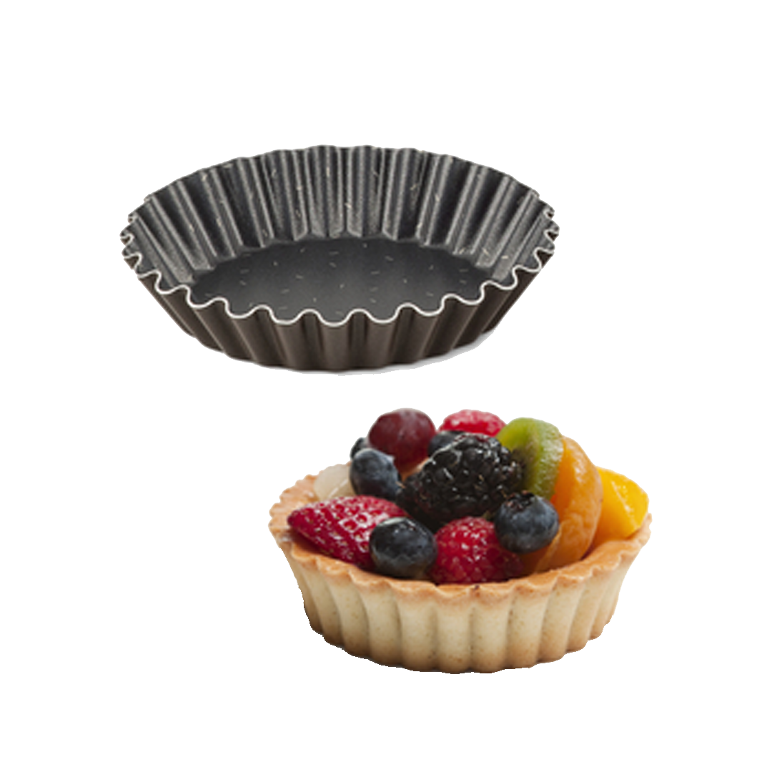 TEFAL Perfect Bake Aluminium Non Stick, Set 4Pc Small Tart, 11Cm