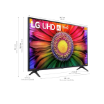 LG 43" LED TV, UR80 Series , 4K UHD Smart Digital