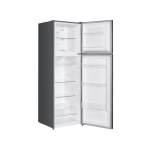 MIKA Fridge, 247L, 2 Door Top Mount Freezer No Frost (Frost Free), Inox Dark Matt