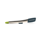 JOSEPH JOSEPH Elevate 12" Stainless Steel Tongs - Grey / Green