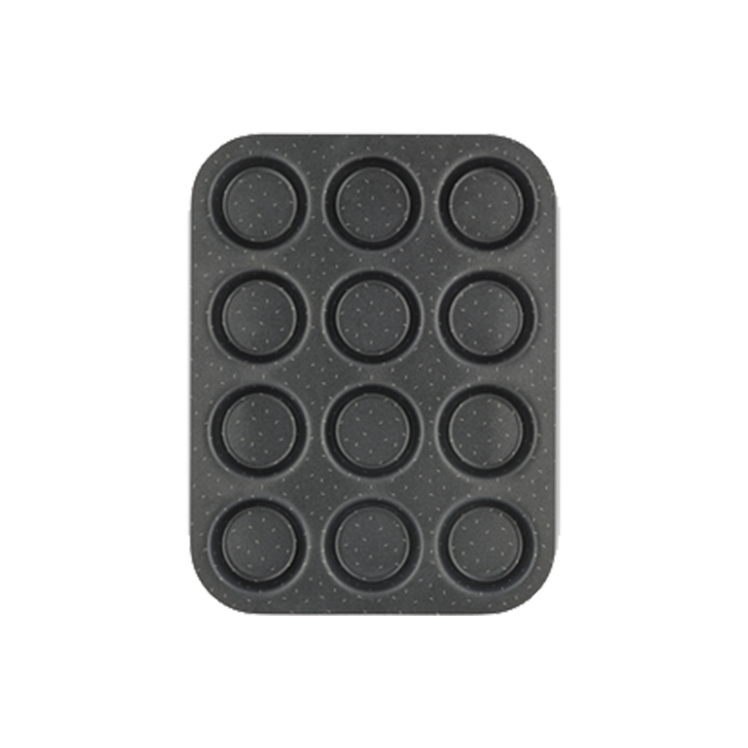 TEFAL Perfect Bake Aluminium Non Stick, 12 Hole Tray, 30X23Cm