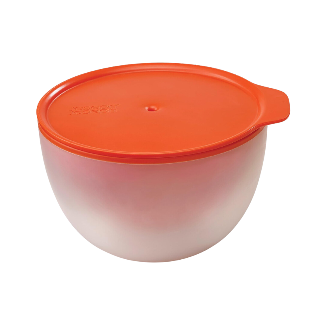 JOSEPH JOSEPH M-Cuisine Cool-Touch Microwave Bowl - Stone/Orange