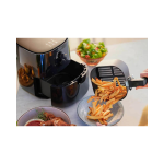 PHILIPS Essential  Air fryer Black, Fry, Bake, Grill, Roast and Ev en reheat.
800G, 4.1L, Rapid Air Tech