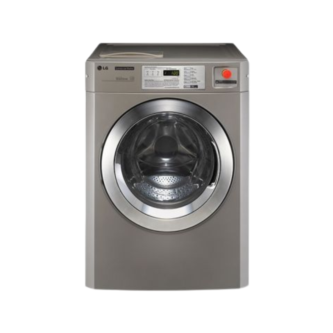 LG Washing Machine, 15kg, Full Auto Front Load Wash Only, Inox