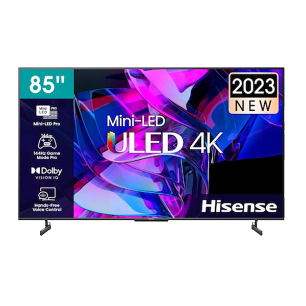 HISENSE 85” ULED TV, Black