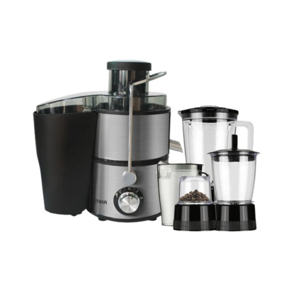 MIKA Juicer, 4 in 1, 600W, Stainless Steel