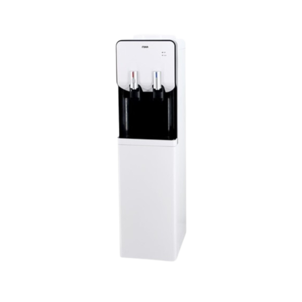 MIKA Water Dispenser, Standing , Hot & Normal with Cabinet, White & Black