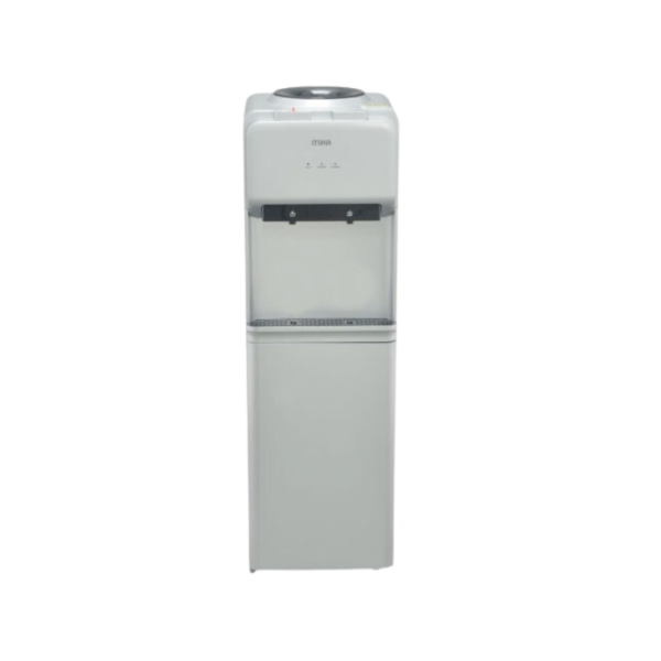 MIKA Water Dispenser, Standing , Hot & Normal with Cabinet, Silver & Black