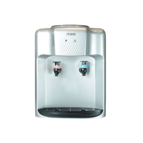 MIKA Water Dispenser, Table Top, Hot & Normal, Silver & Black