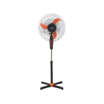 MIKA Stand Fan, 16", Orange & Black