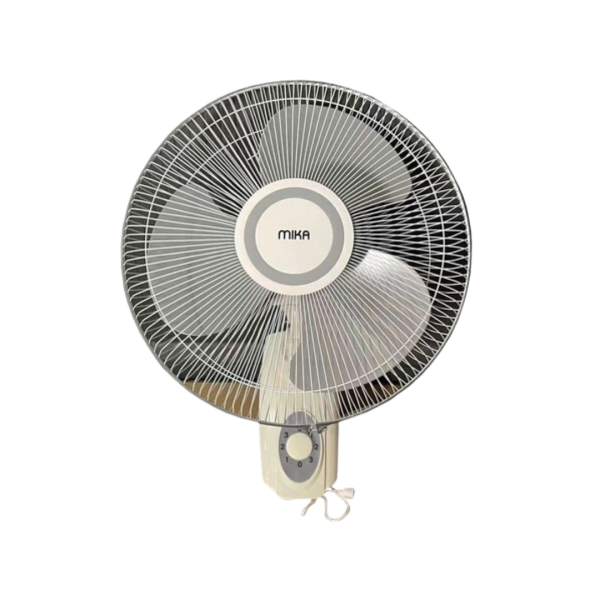 MIKA Wall Fan, 16", White & Grey