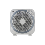 MIKA Box Fan, 12", Square, Light & Dark Grey