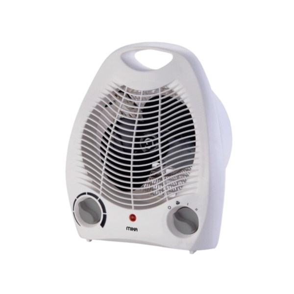 MIKA Fan Heater, 1000-2000W, White