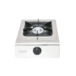 MIKA Gas Stove, Stainless Steel, Single Burner, Inox